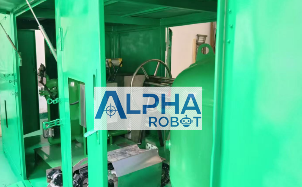 Delivery of Alpha Tank Cleaning Robot to Nigeria Tank Cleaning Company
