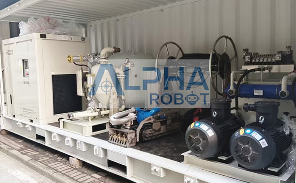 Delivery of Two Automatic Tank Cleaning Robot to Southeast Asia Client